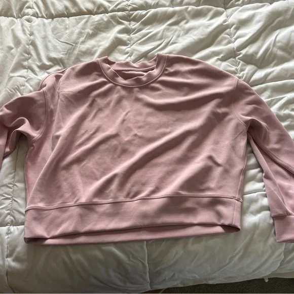 lululemon Perfectly Oversized Cropped Crew Softstreme - Picture 1 of 3